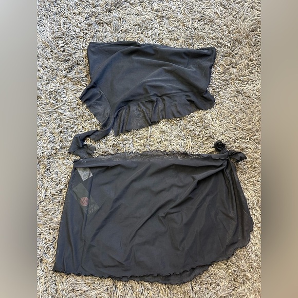 wild fable Other - Black Sheer Wrap Skirt cover set size M.  A03.     <<<<<128>>>>